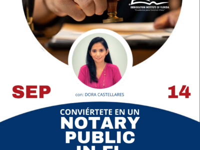 NOTARY PUBLIC EN FLORIDA – 14 SEPTIEMBRE