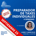 CURSO DE TAXES INDIVIDUALES – 23 SEPTIEMBRE