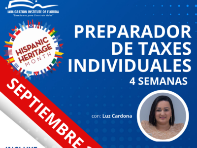 CURSO DE TAXES INDIVIDUALES – 23 SEPTIEMBRE