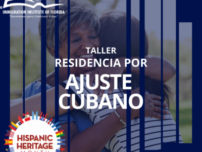 TALLER RESIDENCIA POR AJUSTE CUBANO – 23 SEPTIEMBRE