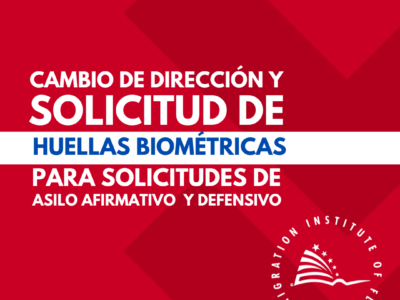 TALLER DE CAMBIO DE DIRECCIÓN Y SOLICITUD DE HUELLAS BIOMÉTRICAS – GRABADO