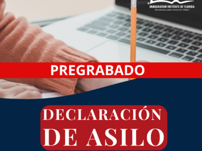 DECLARACIÓN DE ASILO – GRABADO