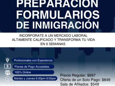 IMMIGRATION DOCUMENT PREPARER – TARDES – 15 OCTUBRE