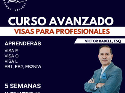 CURSO AVANZADO: VISAS PARA PROFESIONALES – 04 NOVIEMBRE