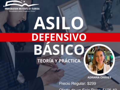 ASILO DEFENSIVO: TEORÍA Y PRÁCTICA – 26 NOVIEMBRE