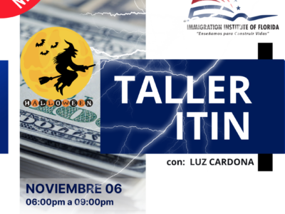 APRENDE A TRAMITAR TU ITIN – 06 NOVIEMBRE