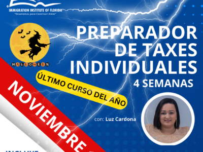 CURSO DE TAXES INDIVIDUALES – 11 NOVIEMBRE