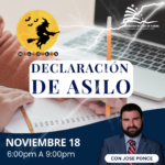 DECLARACIÓN DE ASILO – 18 NOVIEMBRE