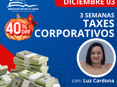 TAXES CORPORATIVOS – 03 DICIEMBRE