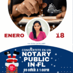 NOTARY PUBLIC EN FLORIDA – 18 ENERO