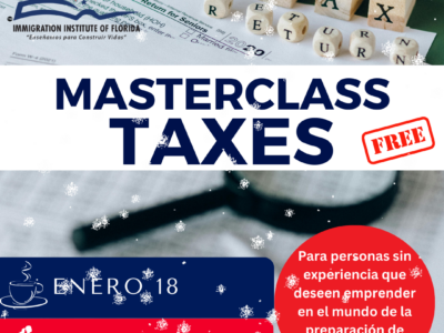 MASTERCLASS DE TAXES – 18 ENERO