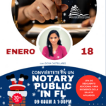 NOTARY PUBLIC EN FLORIDA – 18 ENERO