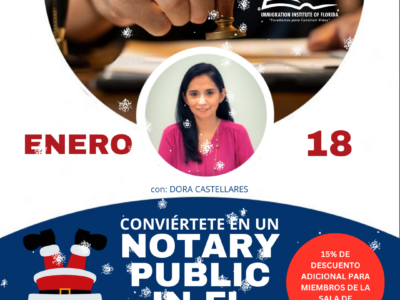 NOTARY PUBLIC EN FLORIDA – 18 ENERO