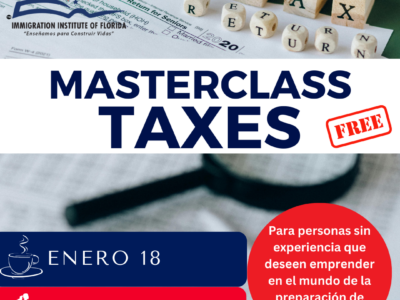 MASTERCLASS DE TAXES – 18 ENERO