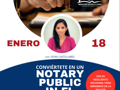 NOTARY PUBLIC EN FLORIDA – 18 ENERO