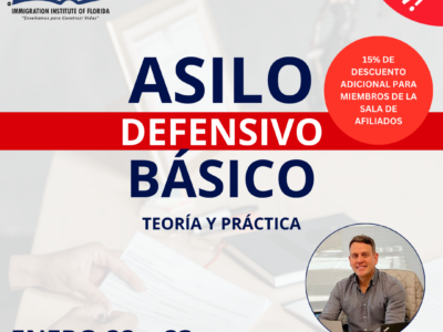 ASILO DEFENSIVO: TEORÍA Y PRÁCTICA – 22 ENERO