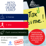 RETO “TAXES DESDE CERO” – 07 SEPTIEMBRE