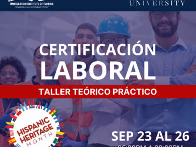 CERTIFICACIÓN LABORAL: TEORÍA Y PRÁCTICA – 23 SEPTIEMBRE