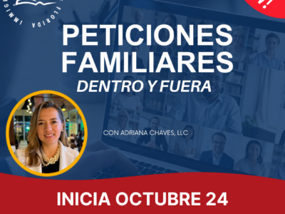 RESIDENCIA BASADA EN PETICIONES FAMILIARES (DENTRO Y FUERA) – 24 OCTUBRE