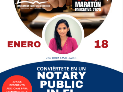 NOTARY PUBLIC EN FLORIDA – 18 ENERO