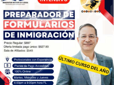 IMMIGRATION DOCUMENT PREPARER – 12 NOVIEMBRE